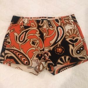 Jcrew city fit printed shorts